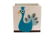 Børneværelse - 3 Sprouts Opbevaringskasse, Peacock - IBXPEA