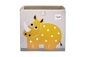 Børneværelse - 3 Sprouts Opbevaringskasse, Rhino - IBXRHN