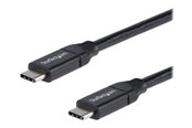 USB kabel - StarTech.com 2m 6ft USB C to USB C Cable - 5A PD - USB 2.0 USB-IF Certified - USB-C cable - 2 m - USB2C5C2M