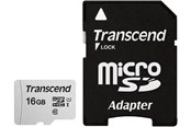 Hukommelseskort - Transcend 300S microSD/SD - 95MB/s - 16GB - TS16GUSD300S-A