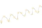 Smart Home - Pro Silver wire light chain with 20 LEDs incl. timer - 4040849667367