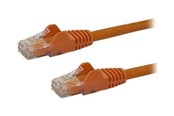 Netværkskabel - StarTech.com 0.5m Orange Cat6 / Cat 6 Snagless Ethernet Patch Cable 0.5 m - network cable - 50 cm - orange - Orange - 0.5m - N6PATC50CMOR