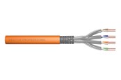 Netværkskabel - DIGITUS CAT 7 S-FTP Installation Cable - 100m - Orange - 100m - DK-1743-VH-1