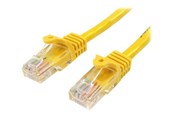 Netværkskabel - StarTech.com 5m Yellow Cat5e / Cat 5 Snagless Ethernet Patch Cable 5 m - network cable - 5 m - yellow - Gul - 5m - 45PAT5MYL