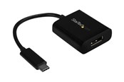 Skærmkabel - StarTech.com USB C to DisplayPort Adapter - USB Type-C to DP Adapter - 4K - external video adapter - black - CDP2DP