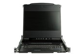 Skærm - 17" StarTech.com 17" Dual Rail Rackmount KVM Console with 1080p - DVI & VGA - KVM console - Full HD (1080p) - 17.3" - RKCOND17HD