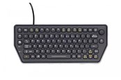 Tastatur - Gamber-Johnson LLC iKey Mobile Backlit Keyboard with Force Sensing Resistor - Tastatur - Amerikansk engelsk - Sort - 7300-0171