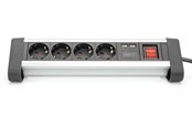Strømkabel (ekstern) - DIGITUS 4-way Office Power Strip - DA-70614