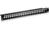 Netværkstilbehør - TRENDnet TC-KP24S 24-Port Blank Keystone Shielded 1U Patch Panel - TC-KP24S