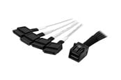 SATA & ATA kabel - StarTech.com 1m Internal Mini SAS to SATA Cable - SFF-8643 to 4x SATA - SATA / SAS cable - 1 m - SAS43SAT1M