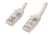 Netværkskabel - StarTech.com 7m White Cat6 / Cat 6 Snagless Patch Cable 7 m - patch cable - 7 m - white - Hvid - 7m - N6PATC7MWH
