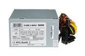 Strømforsyning - iBOX CUBE II Strømforsyning - 500 Watt - 120 mm - ATX 2.2 - 80 Plus - ZIC2500W12CMFA