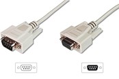 Skærmkabel - DIGITUS D-Sub to D-Sub Cable - AK-610203-100-E