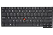 Tastatur - Lenovo - notebook replacement keyboard - English - US - Bærbar tastatur - til udskiftning - Amerikansk engelsk - Sort - 01YP280