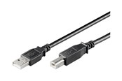 USB kabel - Pro USB-A <-> USB-B 2.0 - 1.8m - Sort - SI-77022-S