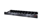 Rack skabe - APC Horizontal Cable Manager Single-Sided with Cover - rack cable management panel with cover - 1U - AR8612