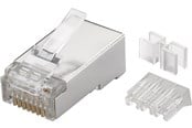 Netværkskabel - Pro RJ45 plug CAT 6a STP shielded (10 pack) - 4040849725029