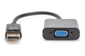 Skærmkabel - DIGITUS DisplayPort to D-Sub Adapter Cable - 0.15m - AK-340403-001-S