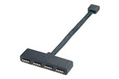 Kabinet Tilbehør - Akasa RGB LED splitter - 10 cm - AK-CBLD02-10BK