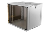 Rack skabe - Deltaco 19-5409W - 9U - Wall Mount Rack Cabinet (with Glass Door) - 19-5409W