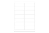 Papir, Fotopapir og Etiketter - MediaRange - multi-purpose labels - 700 label(s) - 99.1 x 38.1 mm - MRINK146