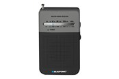 DAB, netværks- og clockradio - Blaupunkt PR3BK Portable Radio AM/FM - AM/FM - Sort - PR3BK
