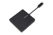 USB hub - Targus USB-C Hub To 3 x USB-A and 1x USB-C Power Delivery Pass Through USB hub - USB 3.2 - 3 ports - Sort - ACH924EU