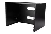 Rack skabe - StarTech.com Wall-Mount Bracket for Shallow Rack-Mount Equipment - Solid Steel - 8U cabinet - 8U - WALLMOUNT8