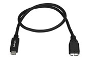 USB kabel - StarTech.com USB C to Micro USB Cable - M/M - USB 3.1 (10Gbps) - USB-C cable - 50 cm - USB31CUB50CM