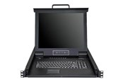 Skærm - 17" StarTech.com Rackmount KVM Console - 8 Ports with 17" LCD Monitor - KVM console - 17" - RKCONS1708K