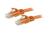 Netværkskabel - StarTech.com Gigabit Snagless RJ45 UTP Cat6 Patch Cable Cord - patch cable - 3 m - orange - Orange - 3m - N6PATC3MOR