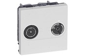 Afbrydermateriel - Legrand Tv-r stik han/hun 9,52MM hvid - 78783