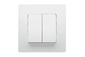 Afbrydermateriel - Legrand NILOE krone/korrespondance afbryder 10A hvid - 664702