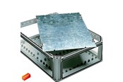 Tavler og kasser - FIBOX EKIVS64, montageplade, stål 580X380X2 - 8853072