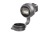 Udtag & bokse - Weidmuller Indbygningsstik med usb IP65 - 1018840000