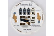 Afbrydermateriel - Wexøe Lampeudtag universal  antrazit RAL9011 - WLU Ø80 9011