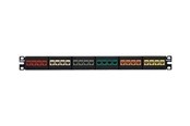 Netværkstilbehør - PANDUIT NK,Modular,PP,Flad,24P,1RU,EA, sort - NKFP24Y