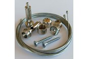 Tilbehør (Ophæng, fatninger, mv.) - Teknisk Belysnings Industri Wireophængssæt komplet 2m - 433A0119