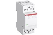 Komponenter til tavler og kasser - ABB Installationskontaktor 4-polet 4NO, AC-1 25A ved 55 grader, 400V AC, styrespænding 24V AC/DC - 1SAE231111R0140