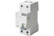 Komponenter til tavler og kasser - Siemens Fejlstrømsafbryder type A 25 2-pol 30mA 2 modul bred - 5SV3312-6