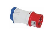 Forlængerledninger - Elworks CEE kompaktforgrener, 400V/16A ind/DK ud - 9-959-0