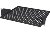 Rack skabe - BKT ELEKTRONIK Modem hylde med dybde justering D=400 2U sort - 11115240.3