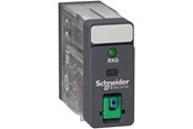 Komponenter til tavler og kasser - Schneider Electric 2CO 5A relæ testknap+LED 24VDC - RXG22BD