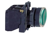Trykknapper og signalenheder - Schneider Electric Lampetryk komp grøn 230V m/LED NO+NC - XB5AW33M5