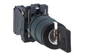 Trykknapper og signalenheder - Schneider Electric Nøgleafbr komp 2 positioner m/n°G UD: V m/1xNO - XB5AG21