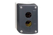Trykknapper og signalenheder - Schneider Electric Trykknapbox tom med 2 hul grå/sort - XALD02