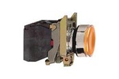 Trykknapper og signalenheder - Schneider Electric Lampetryk komp gul 24VAC/DC med LED NO+NC - XB4BW35B5