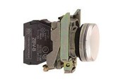Trykknapper og signalenheder - Schneider Electric Lampe komplet hvid 24 V AC/DC med LED uden trafo - XB4BVB1