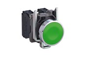 Trykknapper og signalenheder - Schneider Electric Tryk komplet grøn plan 1xNO - XB4BA31