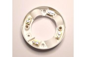 Afbrydermateriel - Csp Udløbsroset 3L jord termoplast hvid - 7420000214